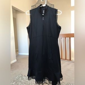 Tail NWT Black Golf dress with toile & ruffle. Sport short attached. Size Medium